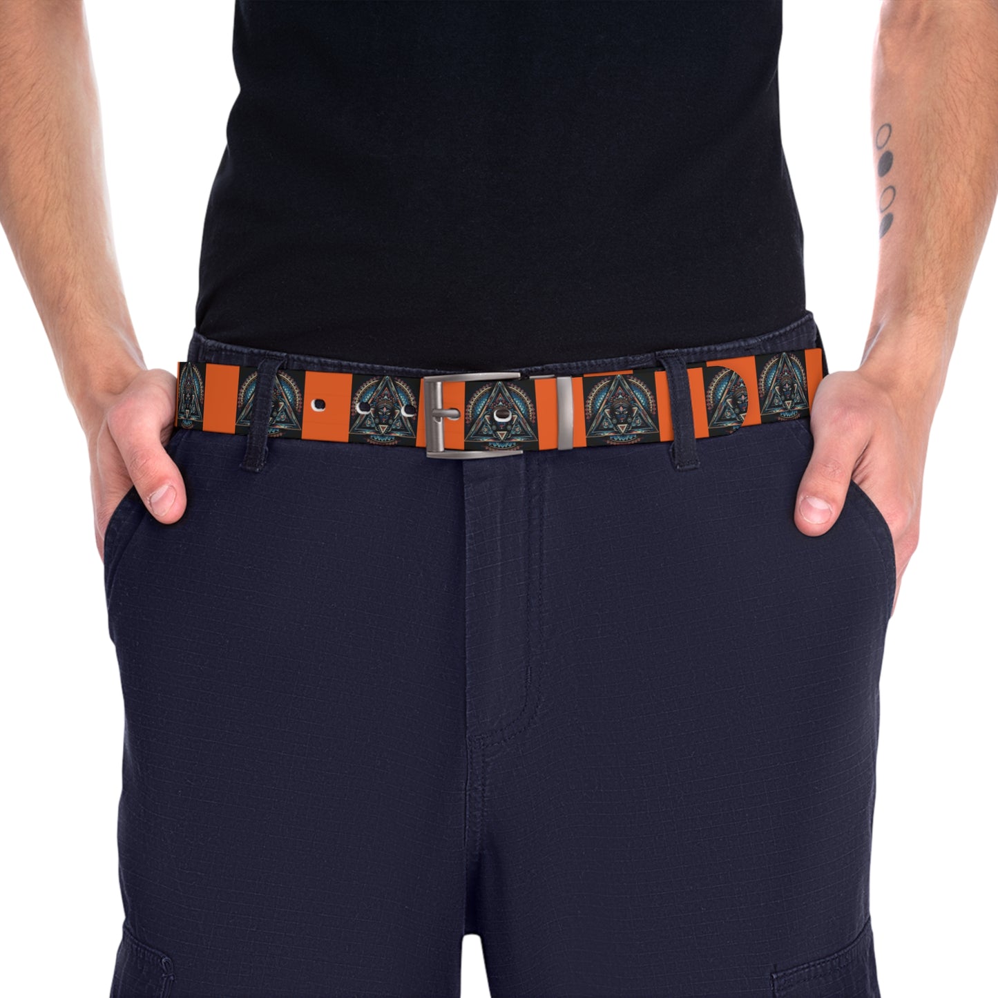 Stylish Goddess Durga Graphic Belt for Unique Fashion Statement, Customizable Accessories, Perfect for Gifting, Everyday Wear, Festival Outfit