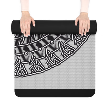 Mandala Pattern Rubber Yoga Mat | Non-Slip Exercise Mat for Yoga and Fitness
