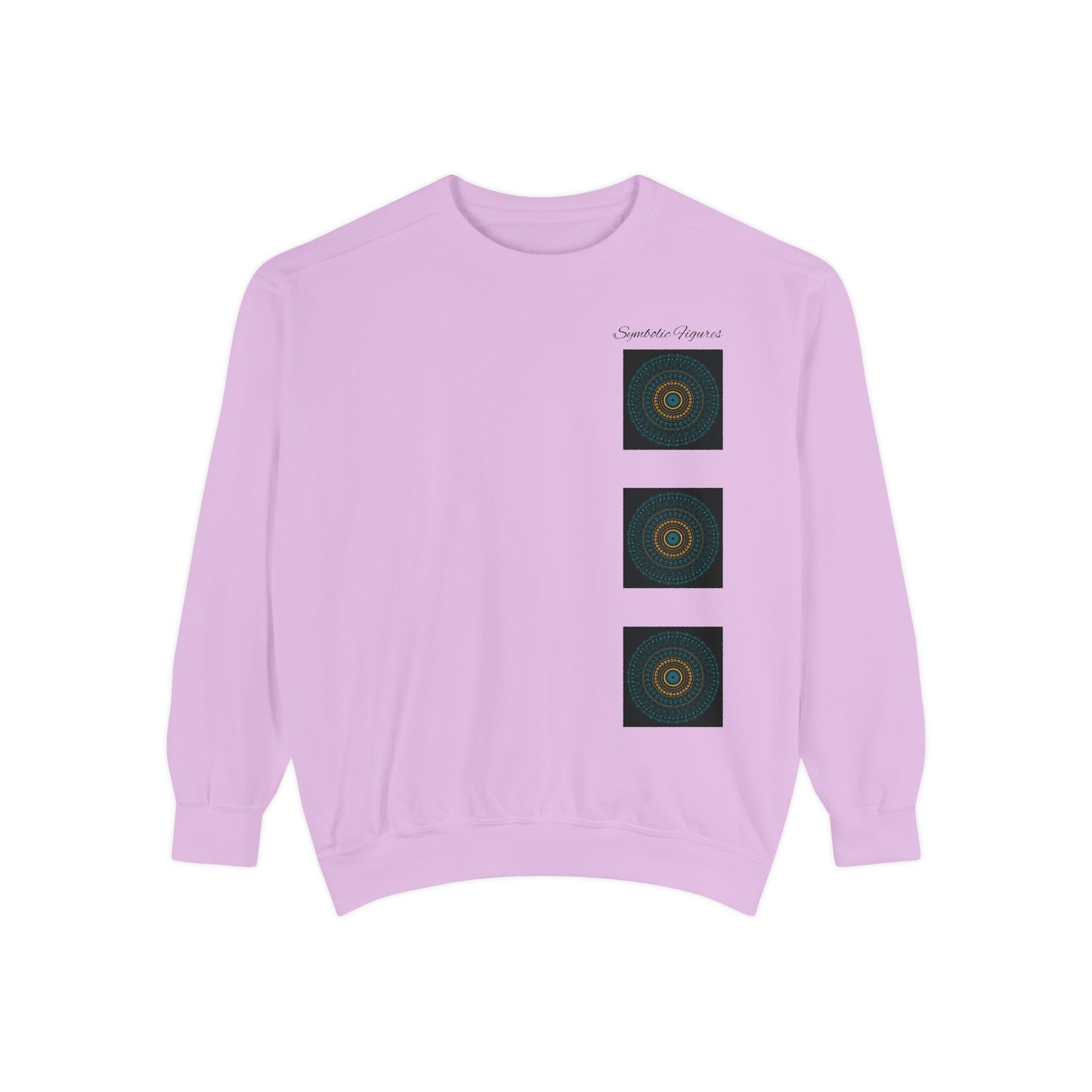 Boho Art Sweatshirt - Unisex Garment-Dyed, Comfortable, Perfect for Cozy Days, Gift for Friends, Casual Wear, Art Lover's Essential