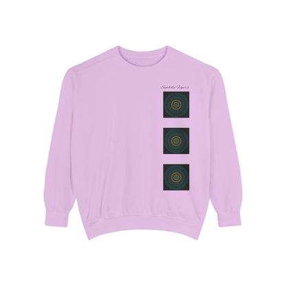 Boho Art Sweatshirt - Unisex Garment-Dyed, Comfortable, Perfect for Cozy Days, Gift for Friends, Casual Wear, Art Lover's Essential