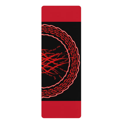 Mandala Pattern Rubber Yoga Mat | Non-Slip Exercise Mat for Yoga and Fitness