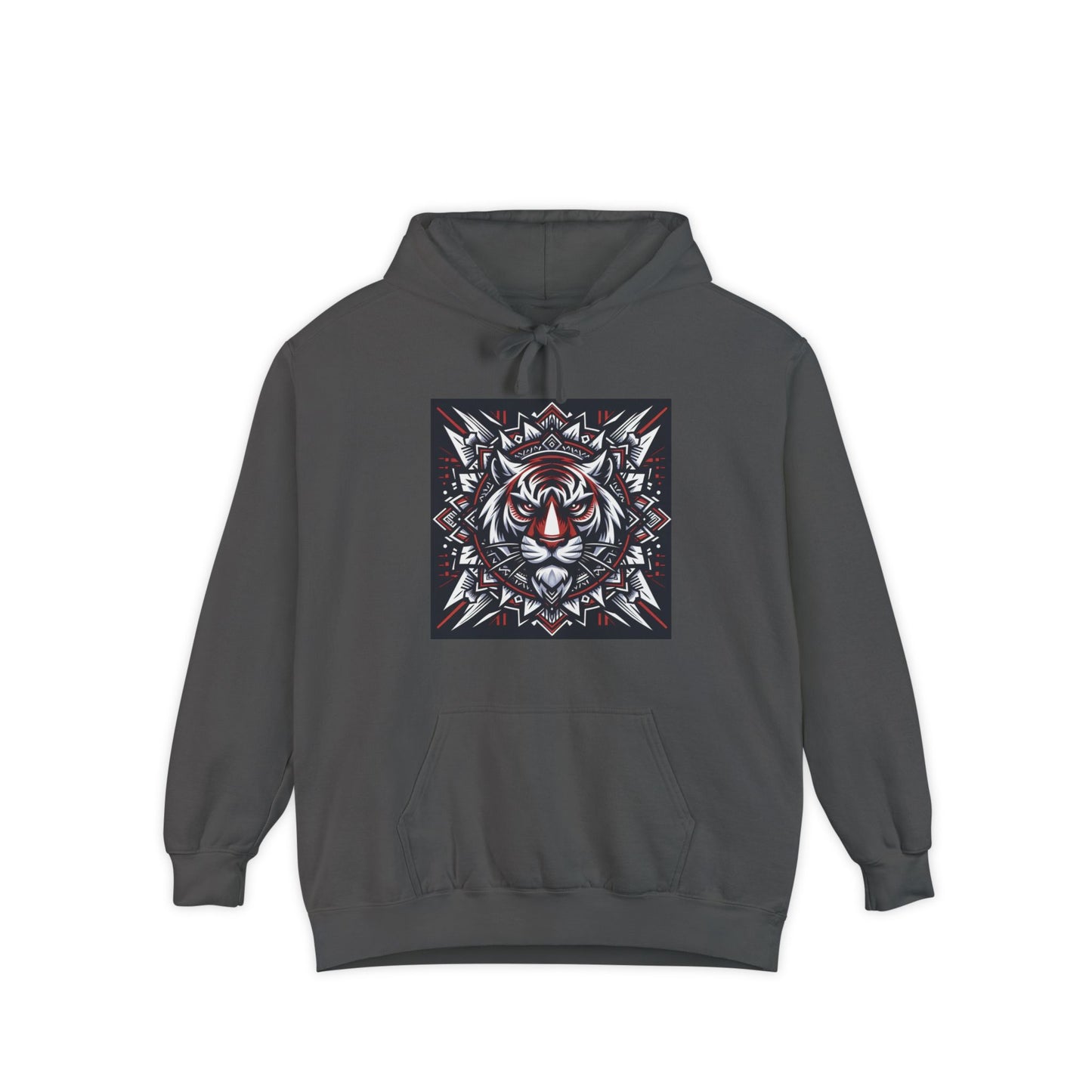 Fearless Tiger Design Hoodie, Cozy Unisex Hoodie, Gift for Him/Her, Stylish Casual Wear, Cool Streetwear