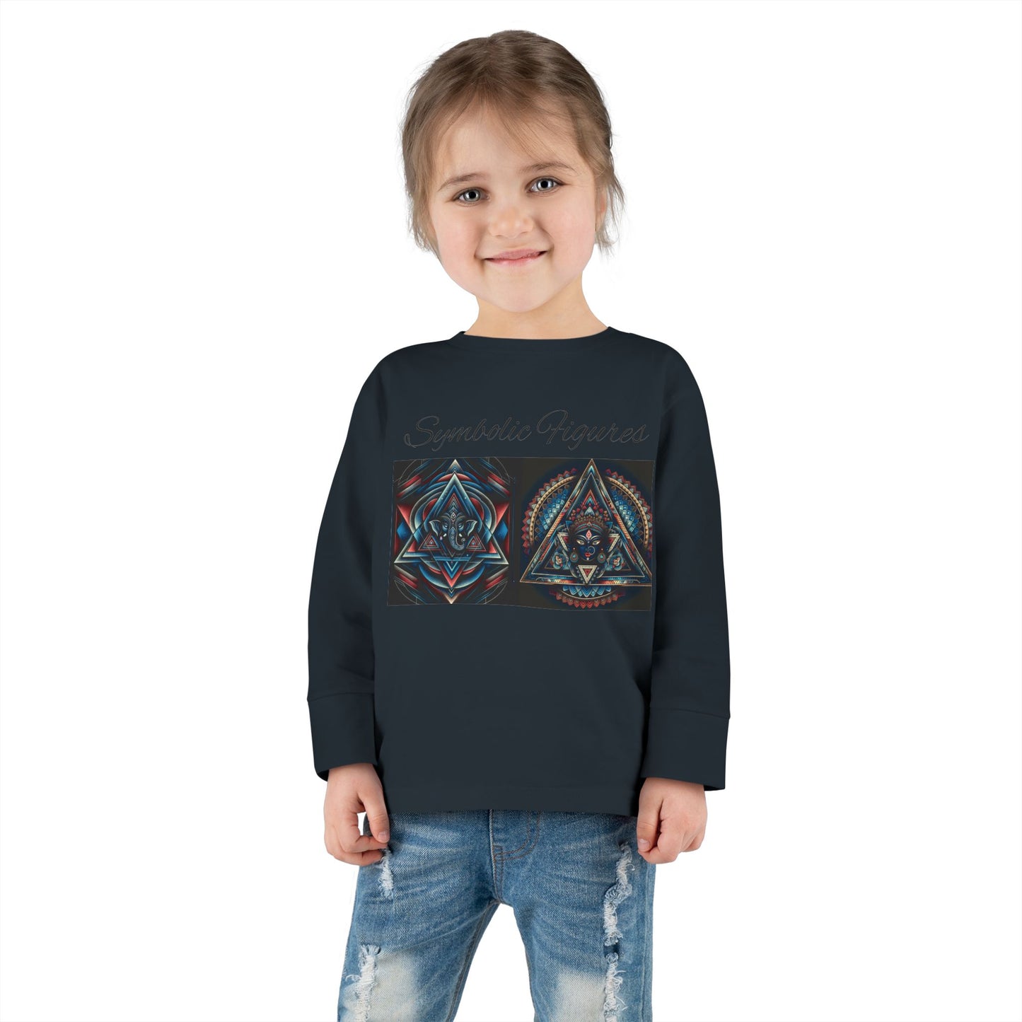 Toddler Long Sleeve Tee, Colorful Graphic Tee, Kids Playwear, Toddler Gift, Birthday Shirt, Baby Shower Gift