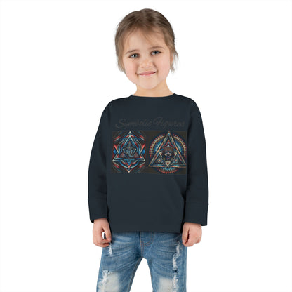 Toddler Long Sleeve Tee, Colorful Graphic Tee, Kids Playwear, Toddler Gift, Birthday Shirt, Baby Shower Gift