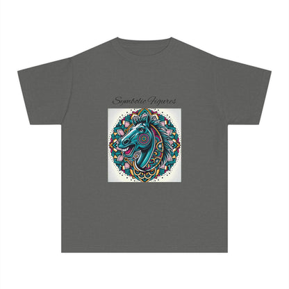 Colorful Unicorn Youth Tee, Playful Graphic Tee, Magical Kids Shirt, Birthday Gift, Fun Party Apparel