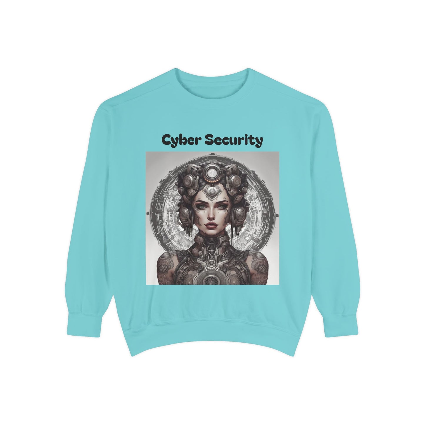 Cybersecurity Mandala Sweatshirt — Cyber Security Mandala Inspired Design