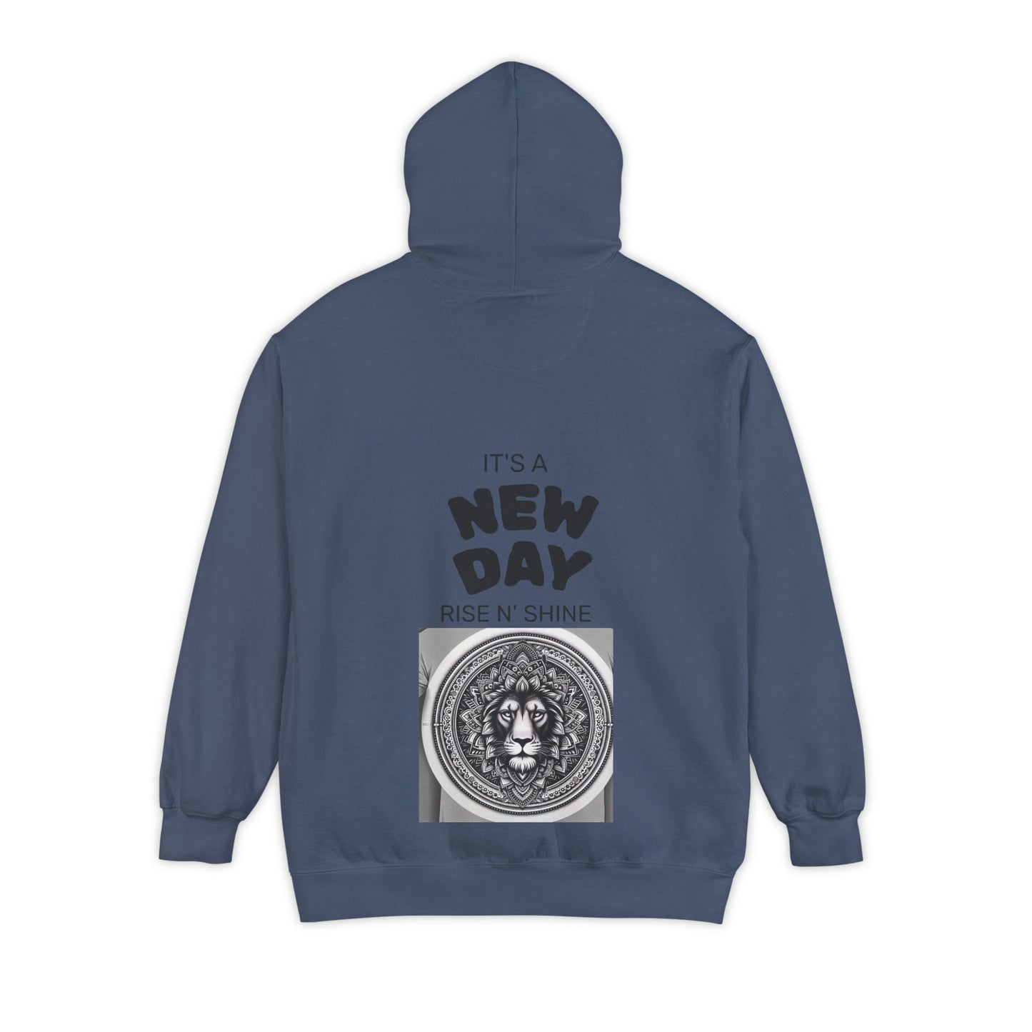 Monochrome Lion Design Hoodie, Cozy Unisex Hoodie, Gift for Him/Her, Stylish Casual Wear, Cool Streetwear