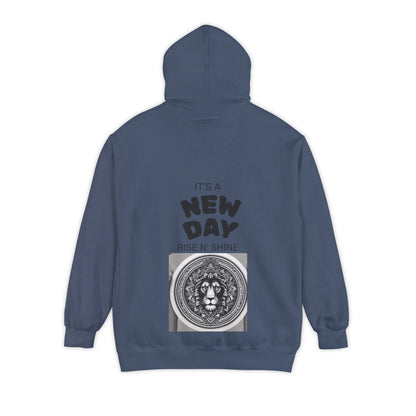 Monochrome Lion Design Hoodie, Cozy Unisex Hoodie, Gift for Him/Her, Stylish Casual Wear, Cool Streetwear