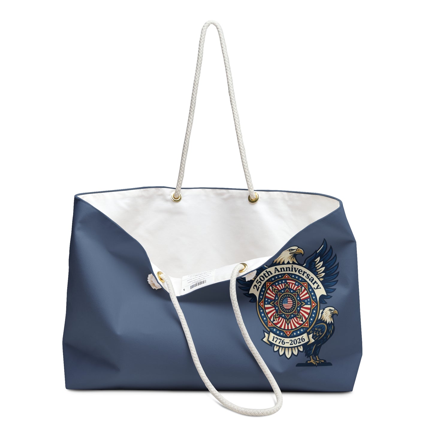 Patriotic 250th Anniversary Weekender Bag — Eagle & Liberty Seal Travel Tote