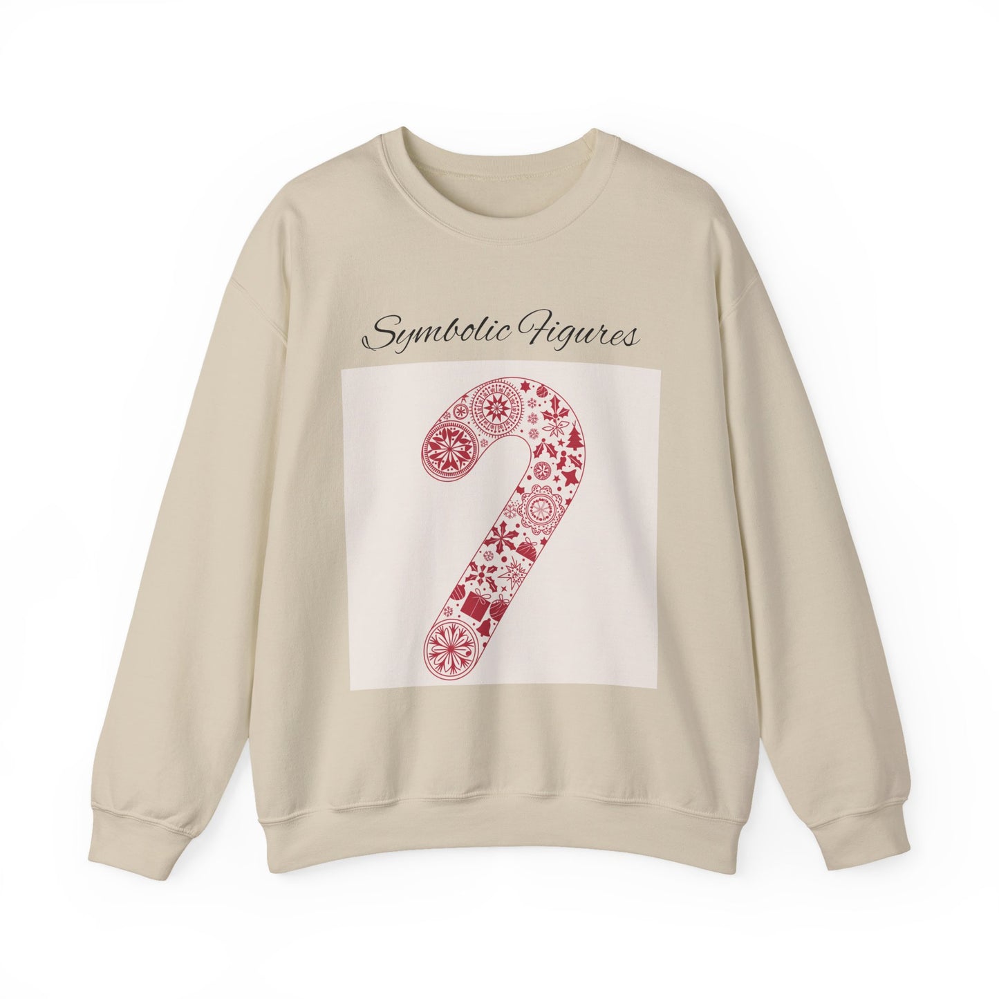 Stylish Candy Cane Sweatshirt for Cozy Winter Days, Unisex Crewneck, Holiday Apparel, Christmas Gift, Winter Wardrobe, Seasonal Fashion