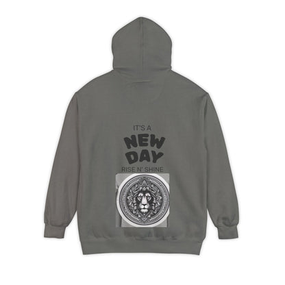 Monochrome Lion Design Hoodie, Cozy Unisex Hoodie, Gift for Him/Her, Stylish Casual Wear, Cool Streetwear