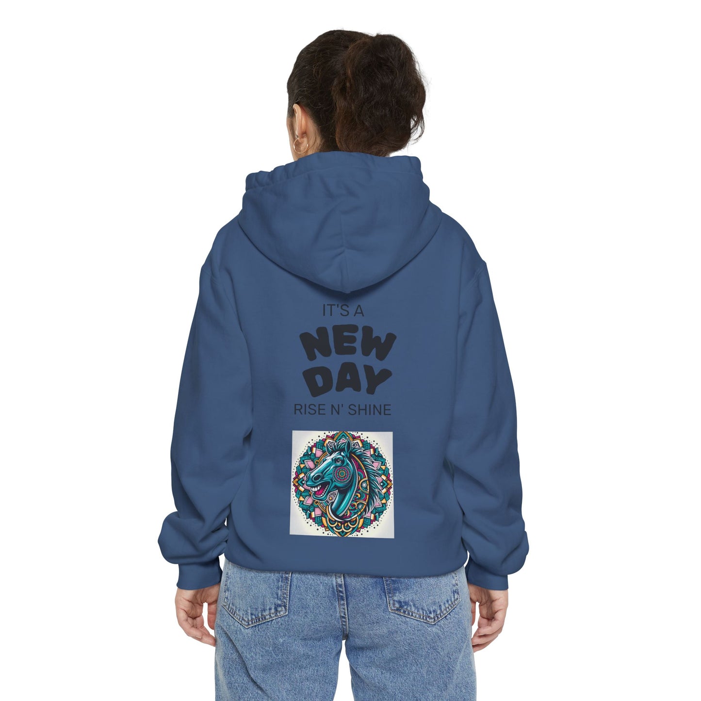 Mustang Design Hoodie, Cozy Unisex Hoodie, Gift for Him/Her, Stylish Casual Wear, Cool Streetwear