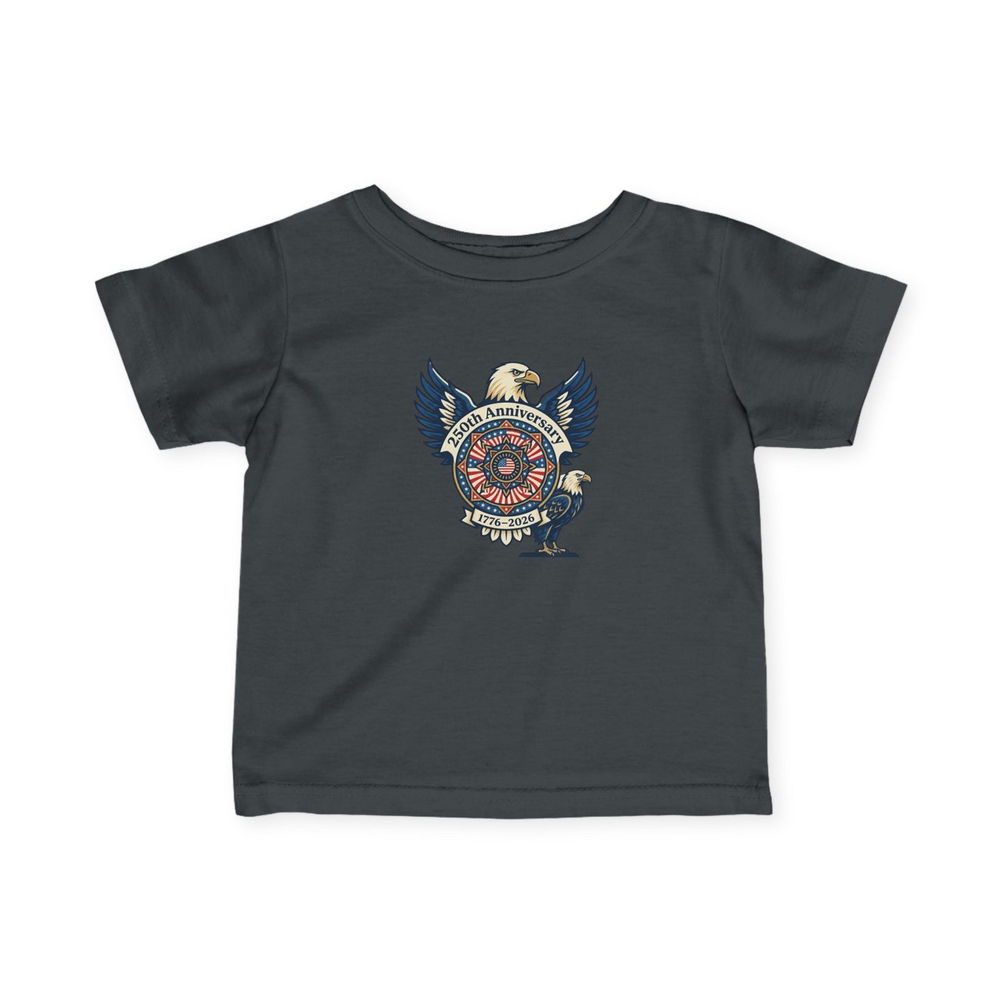 Infant T-Shirt — Vintage Eagle Seal "Freedom Always" Baby Tee