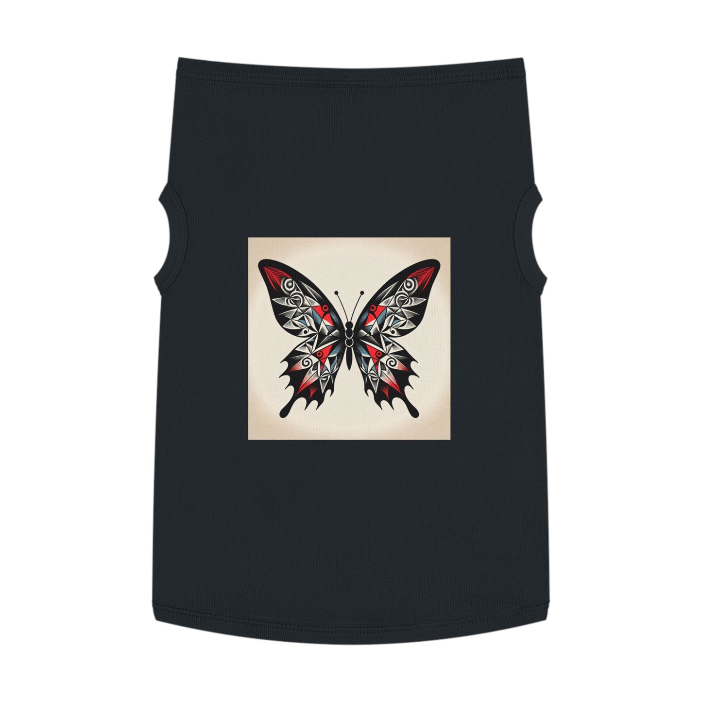 Butterfly Pet Tank Top, Summer Pet Apparel, Cute Dog Shirt, Stylish Cat Tank, Pet Gift for Warm Days, Pet Fashion