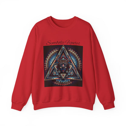 Abstract Art Crewneck Sweatshirt - Boho Style, Unisex Gift, Cozy Fashion, Art Lover Gift, Unique Sweatshirt, Relaxed Aesthetic
