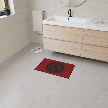 Stylish Heavy Duty Floor Mat with Mandala Design - Durable Home Decor
