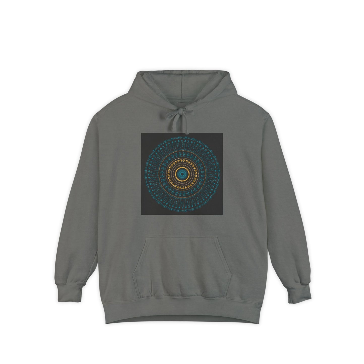 Cosy Unisex Garment-Dyed Hoodie with Unique Red Design | Ideal for Casual Wear, Gift Ideas, Men & Women, Cozy Layering, Fall Fashion