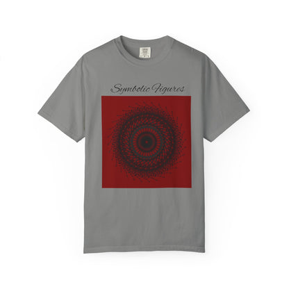 Symbolic Figures Unisex Garment-Dyed T-Shirt - Bohemian Style for Art Lovers