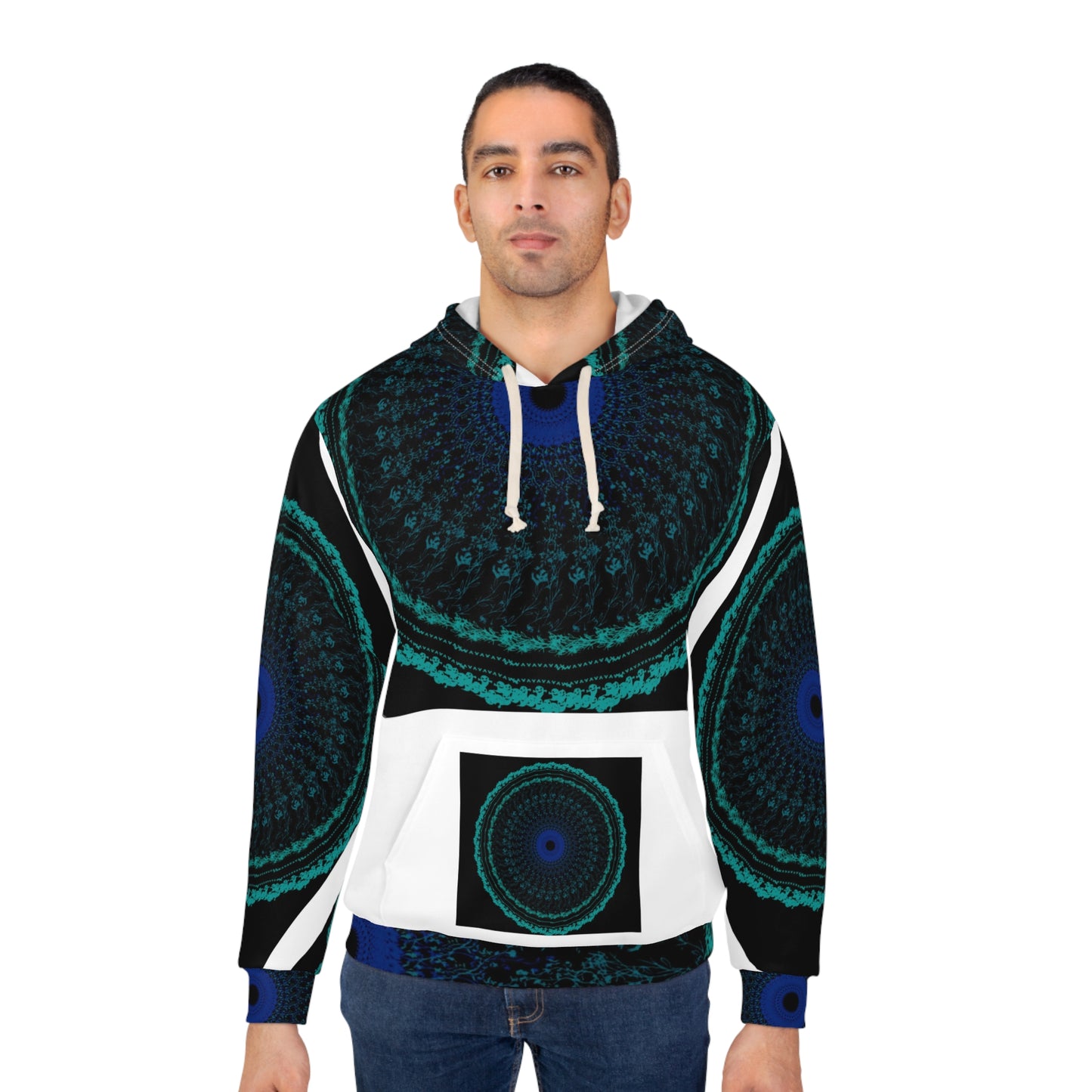 Vibrant Geometric Unisex Pullover Hoodie, Cozy Casual Wear, Unique Gift for Friends, Fashion Statement, Artistic Apparel, Everyday Style