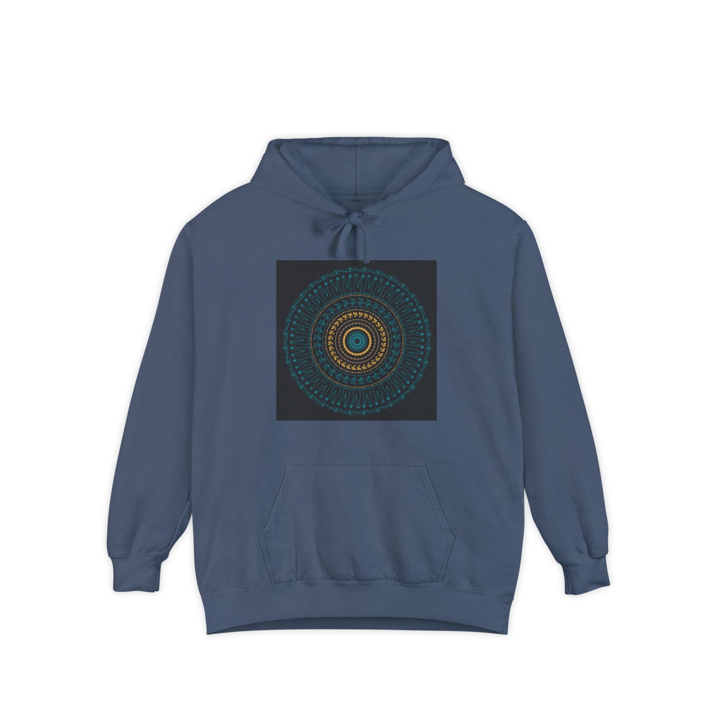 Cosy Unisex Garment-Dyed Hoodie with Unique Red Design | Ideal for Casual Wear, Gift Ideas, Men & Women, Cozy Layering, Fall Fashion