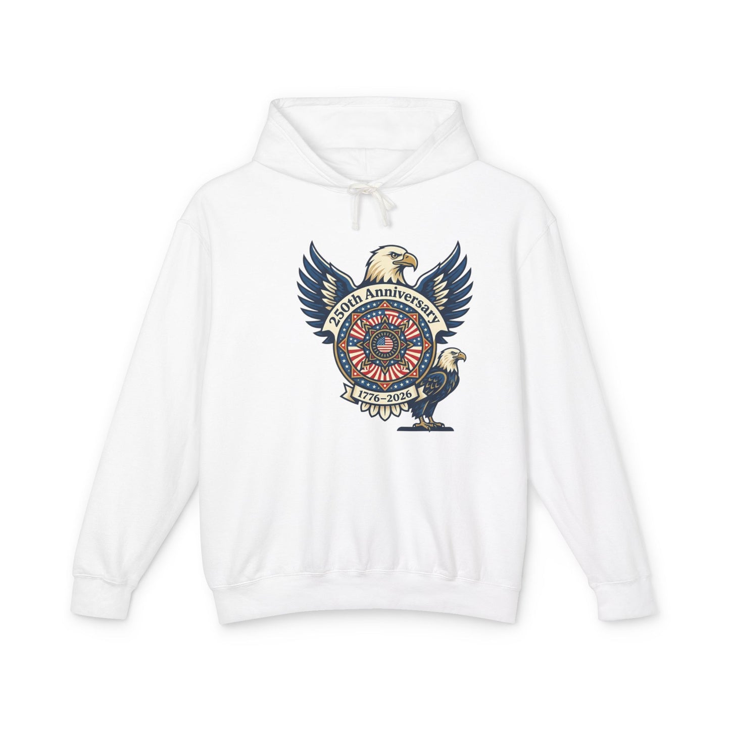 Eagle 250th Anniversary Hoodie — Patriotic American Eagle Sweatshirt (1776–2026)