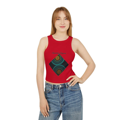 Women's Micro Rib Racer Tank Top