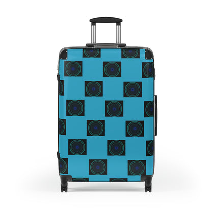 Vibrant Travel Suitcase, Unique Pattern Carry-On, Stylish Luggage for Travelers, Travel Accessories, Gift for Adventurers