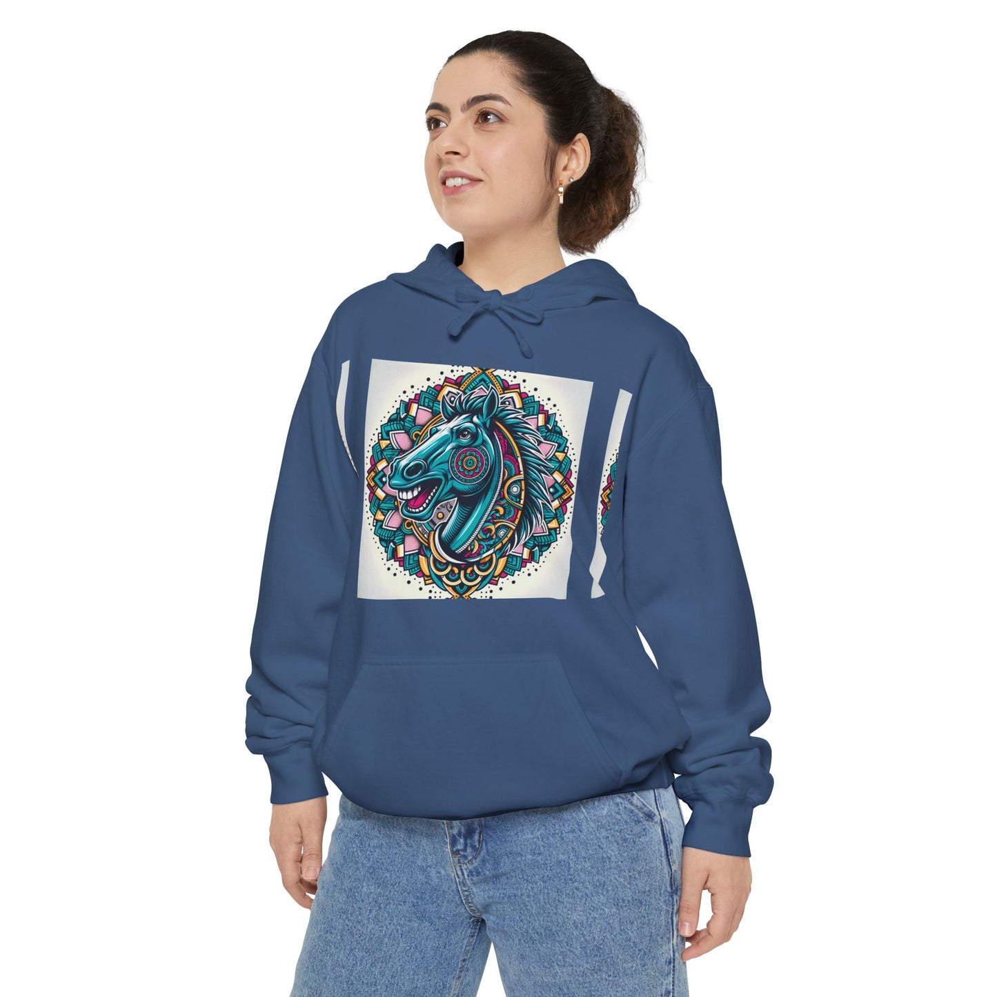 Mustang Design Hoodie, Cozy Unisex Hoodie, Gift for Him/Her, Stylish Casual Wear, Cool Streetwear