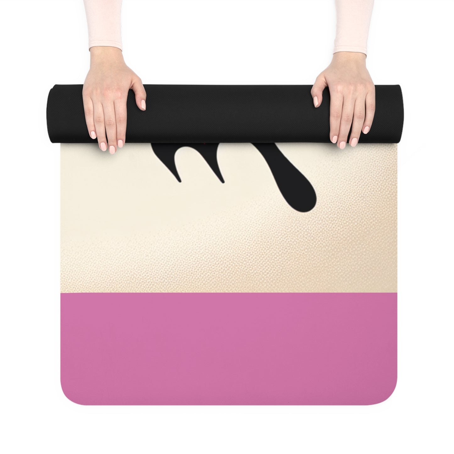 Vibrant Rubber Yoga Mat with Mandala Design, Perfect for Home Workouts, Fitness Gifts, Mindfulness, Yoga Studios, Meditation