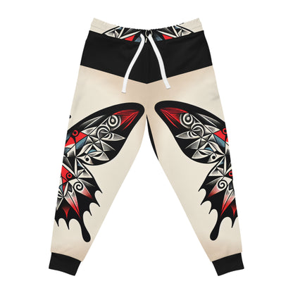 Stylish Butterfly Athletic Joggers, Fitness Wear, Workout Pants, Casual Joggers, Gift for Active Lifestyle