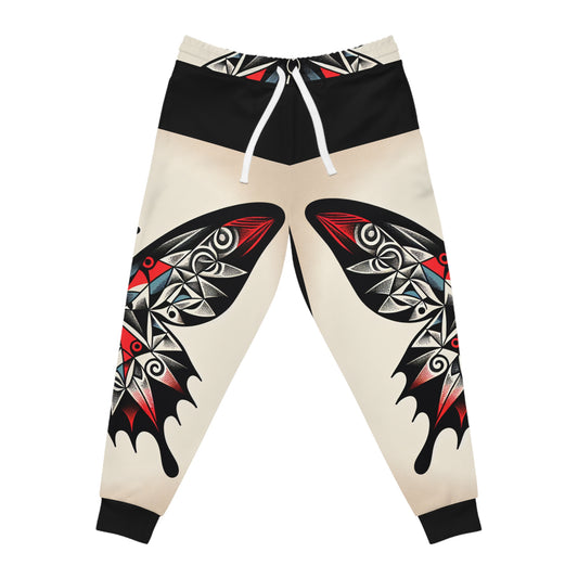 Stylish Butterfly Athletic Joggers, Fitness Wear, Workout Pants, Casual Joggers, Gift for Active Lifestyle