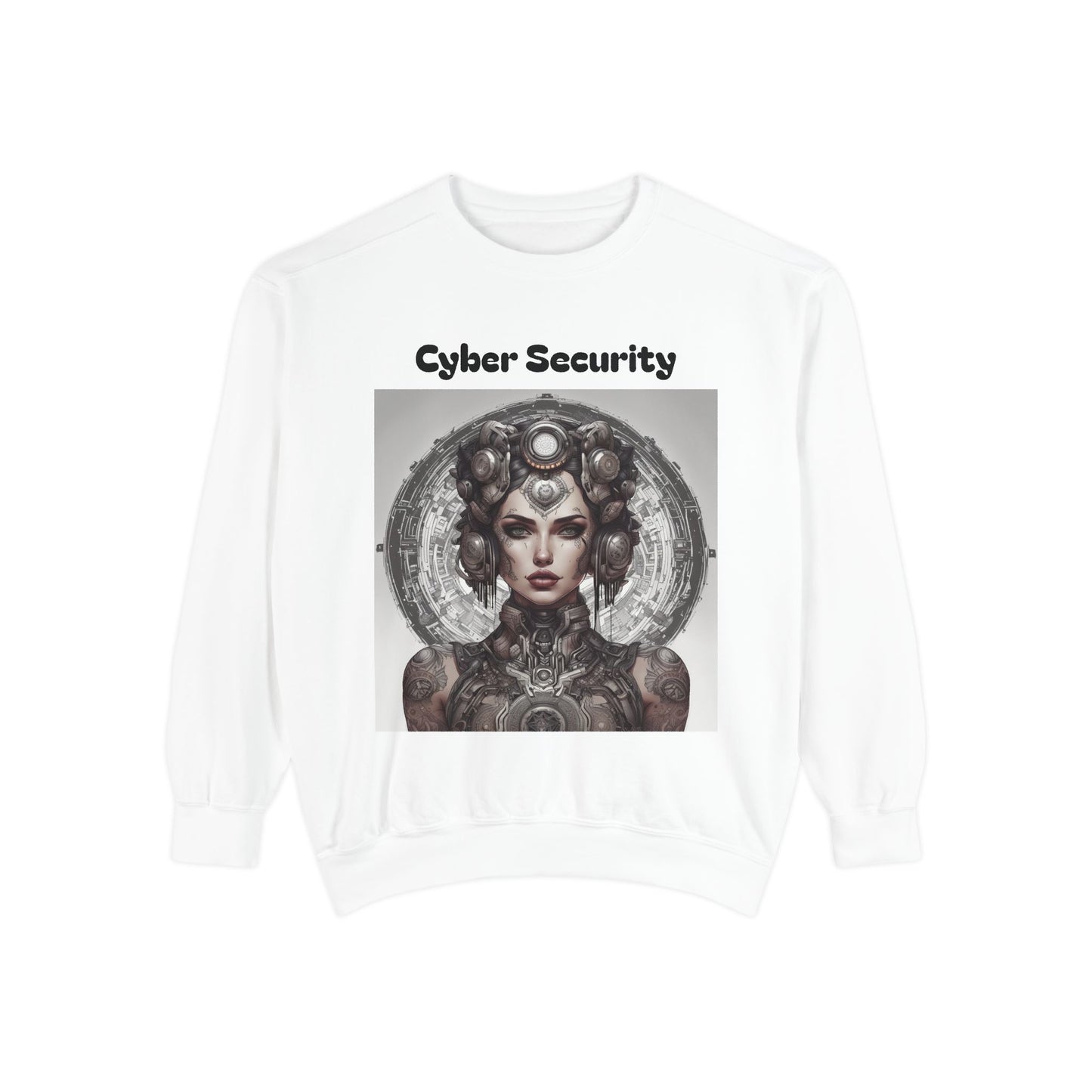 Cybersecurity Mandala Sweatshirt — Cyber Security Mandala Inspired Design