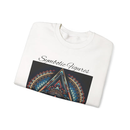 Abstract Art Crewneck Sweatshirt - Boho Style, Unisex Gift, Cozy Fashion, Art Lover Gift, Unique Sweatshirt, Relaxed Aesthetic