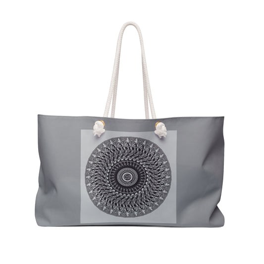 Chic Mandala Weekender Bag - Stylish Tote for Travel & Getaways
