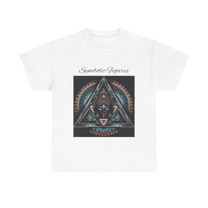 Symbiotic Figures Graphic Tee, Unisex Cotton T-Shirt, Psychedelic Art Shirt, Bohemian Style Tee, Mindful Wear, Festival Clothing