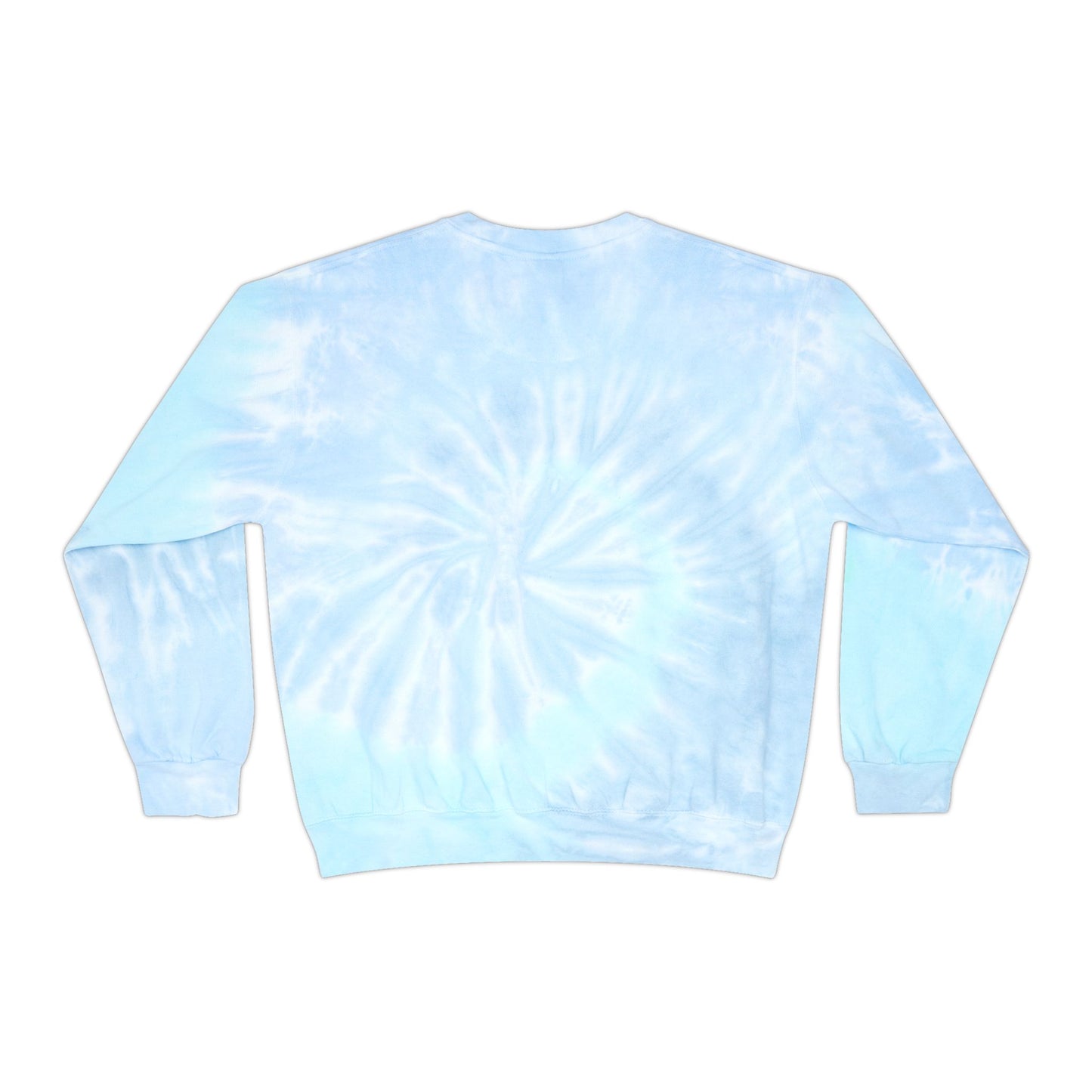 Trendy Tie-Dye Sweatshirt with Geometric Design, Cozy Unisex Outerwear, Perfect for Casual Wear, Gift for Friends, Stylish Layering