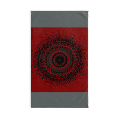 Bohemian Spiral Design Hand Towel – Stylish Décor for Home & Kitchen