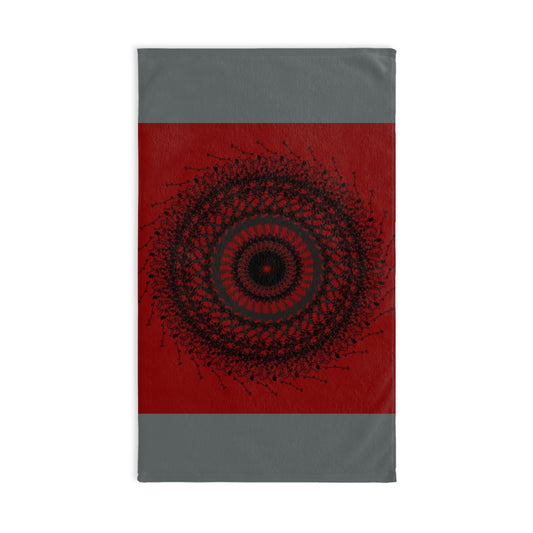 Bohemian Spiral Design Hand Towel – Stylish Décor for Home & Kitchen
