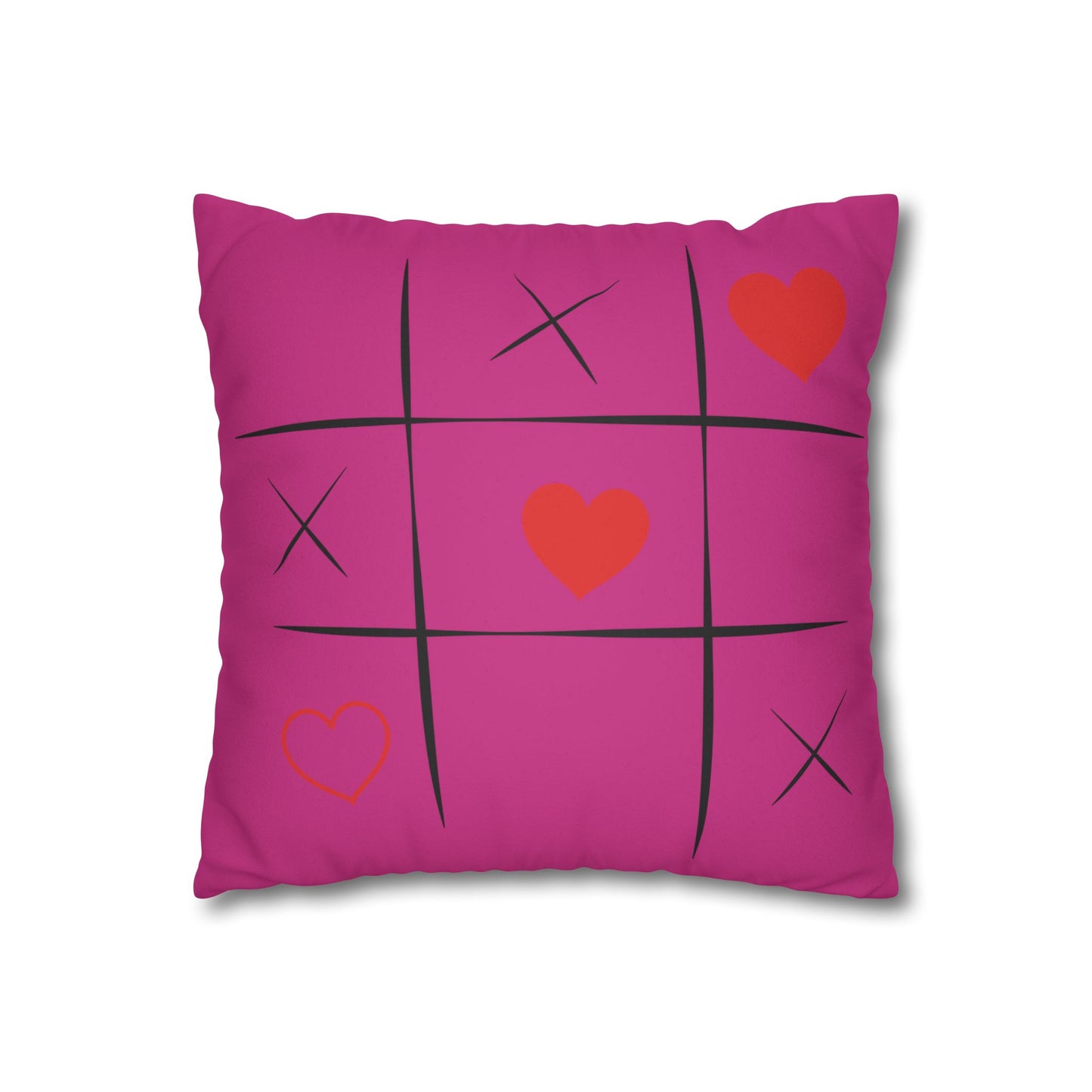 Wild Hearts Don't Break Faux Suede Pillowcase – Boho Decor for Heartfelt Spaces