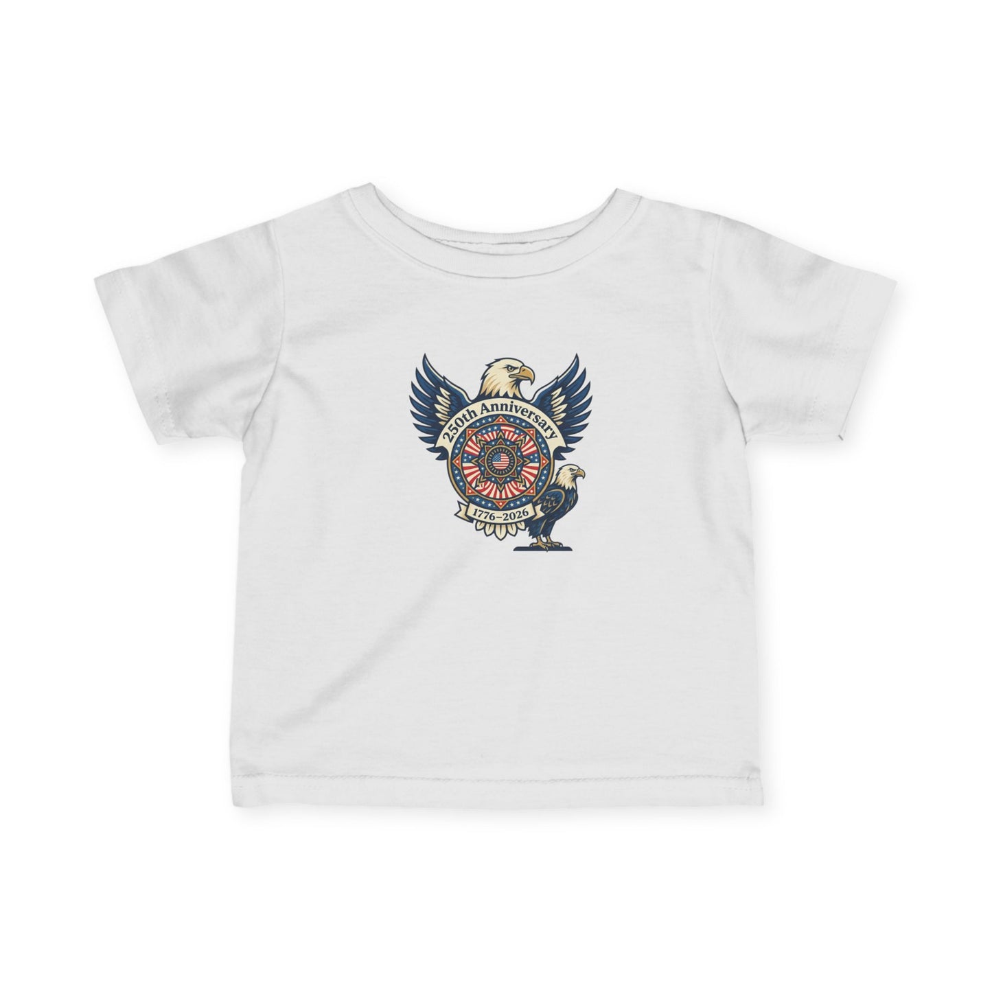 Infant T-Shirt — Vintage Eagle Seal "Freedom Always" Baby Tee