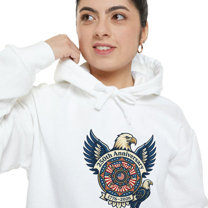Eagle Vintage Emblem Hoodie — Americana Graphic Pullover