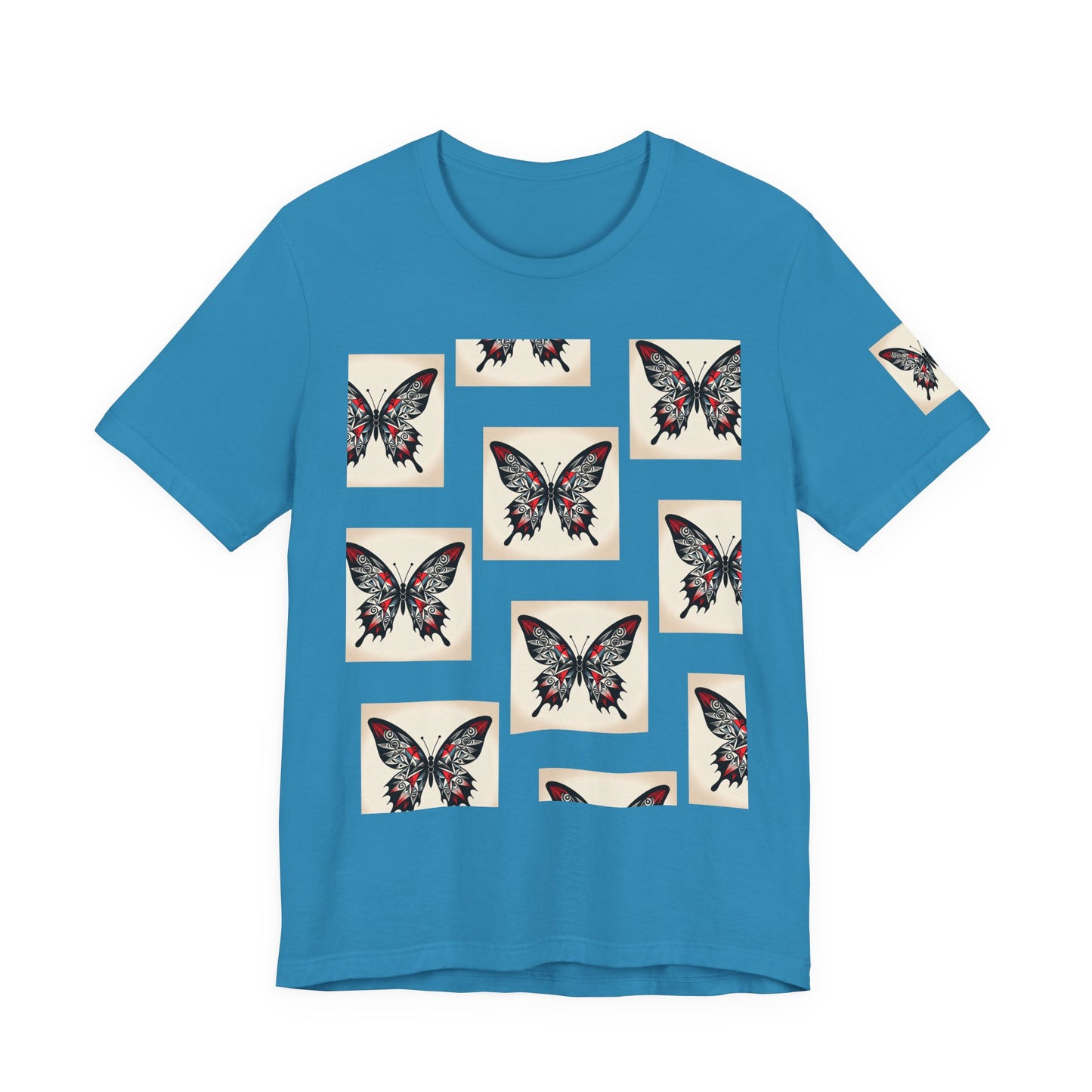 Butterfly Graphic Tee | Unisex Short Sleeve Shirt, Casual Wear, Nature Lover Gift, Boho Style, Summer Fashion