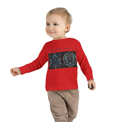 Toddler Long Sleeve Tee, Colorful Graphic Tee, Kids Playwear, Toddler Gift, Birthday Shirt, Baby Shower Gift