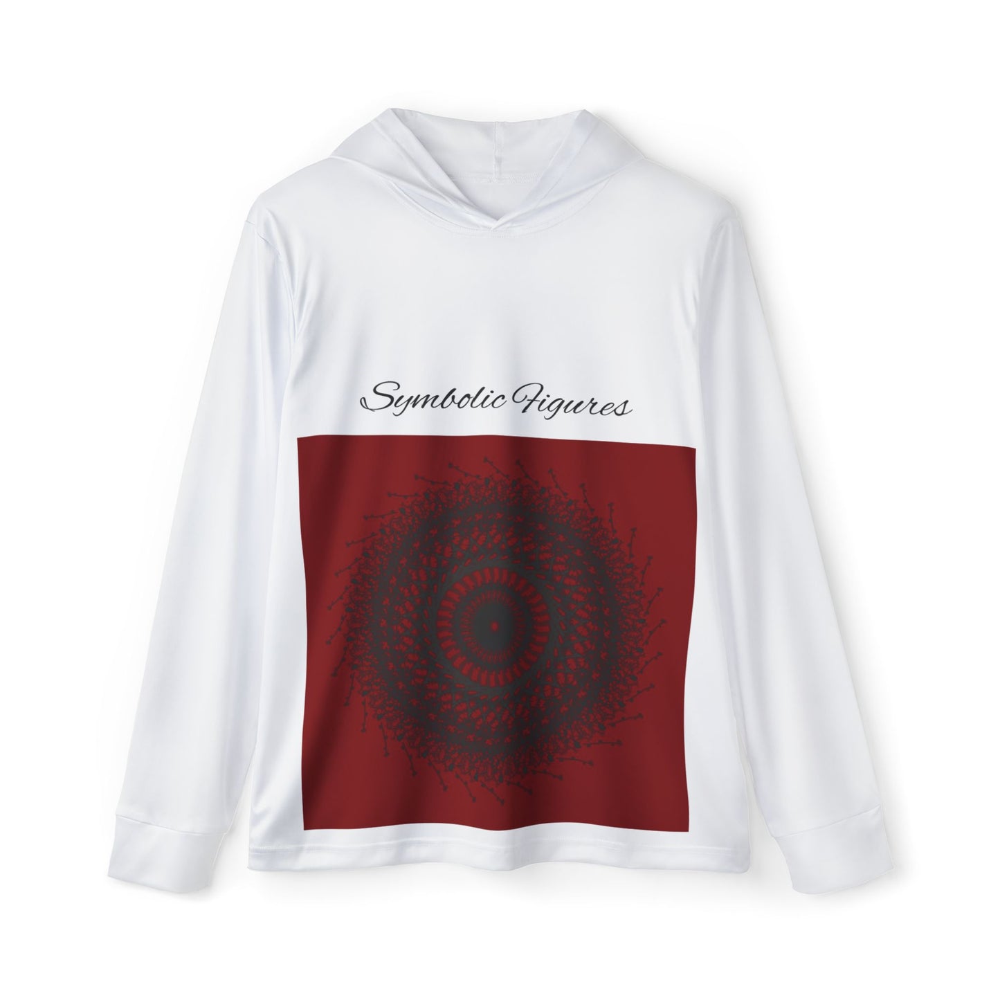 Men's Sports Warmup Hoodie – Symbolic Figures Design for Active Lifestyle