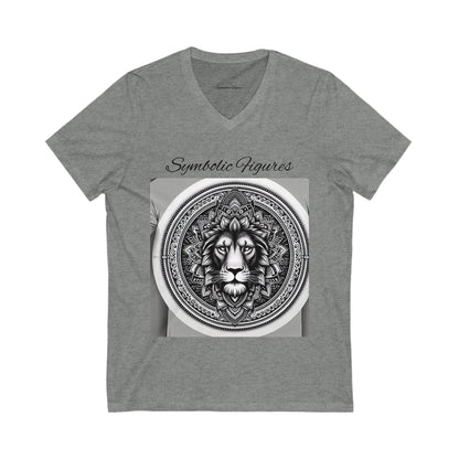 V-Neck Tee | Artistic T-Shirt, Unique Graphic Top, Casual Wear, Gift for Art Lovers, Summer Fashion