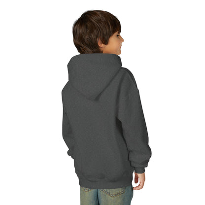 Youth Hooded Sweatshirt, Cozy Pullover for Kids, Ideal for Casual Wear, Perfect for Holidays, Gift for Birthdays, Comfortable Layering