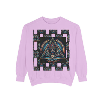 Bohemian Graphic Sweatshirt - Unisex Cozy Fashion, Perfect Gift for Yoga Lovers, Art Enthusiasts, Casual Wear, Festival Apparel