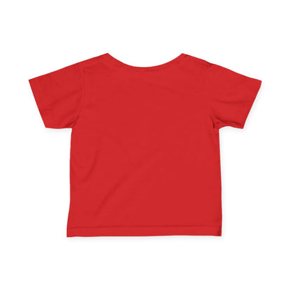 Infant Fine Jersey Tee with Geometric Design, Cute Baby T-Shirt, Unique Baby Gift, Toddler Fashion, Kids' Graphic Tee, Stylish Infant Wear