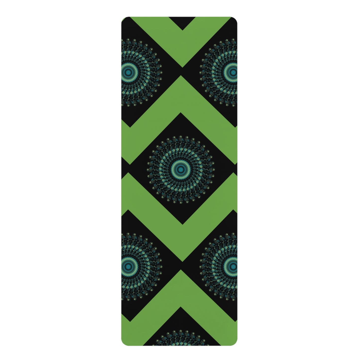 Mandala Pattern Rubber Yoga Mat | Non-Slip Exercise Mat for Yoga and Fitness