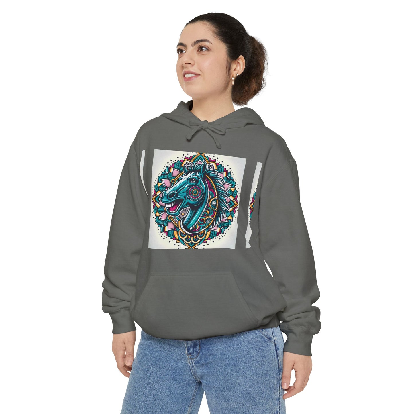 Mustang Design Hoodie, Cozy Unisex Hoodie, Gift for Him/Her, Stylish Casual Wear, Cool Streetwear